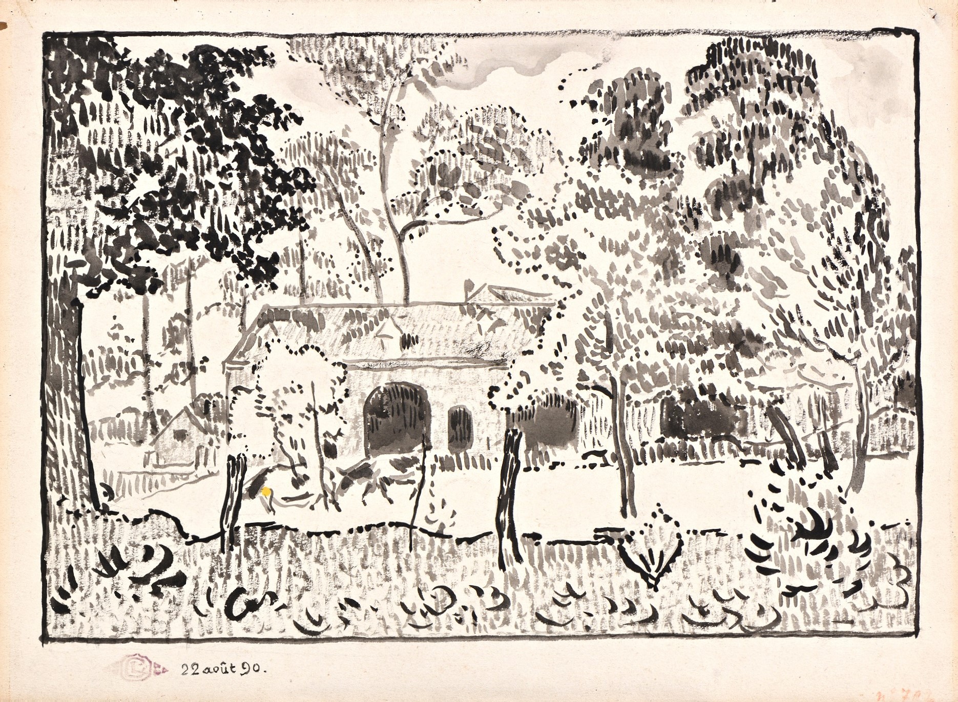 Chez Sylvie Monnom, Thuin, 1890