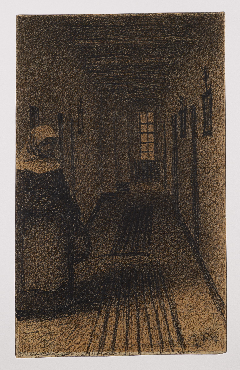 The corridor in the béguinage